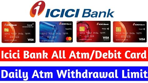 icici bank smart shopper debit card withdrawal limit|icici debit card expired.